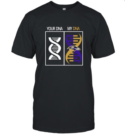 My DNA Is The Baltimore Ravens Football NFL Unisex Jersey Tee