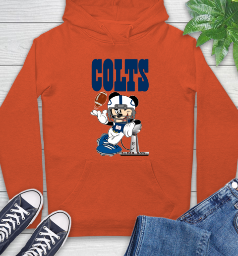 NFL Indianapolis Colts Mickey Mouse Disney Super Bowl Football T Shirt Hoodie 5