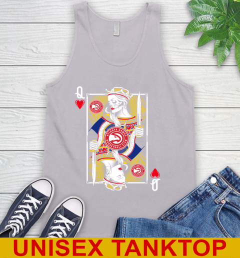 NBA Basketball Atlanta Hawks The Queen Of Hearts Card Shirt Tank Top 3