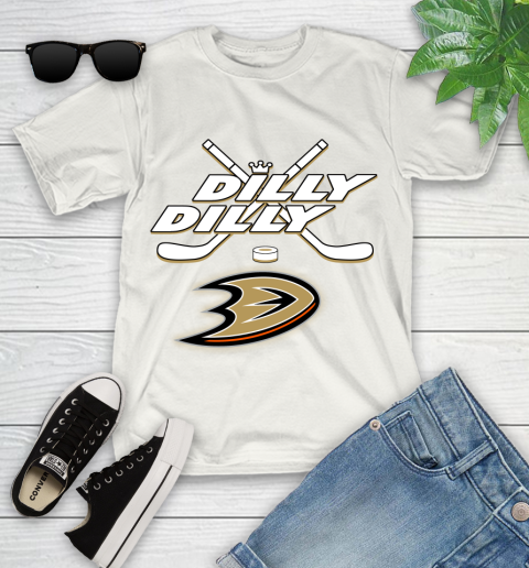 NHL Anaheim Ducks Dilly Dilly Hockey Sports Youth T-Shirt