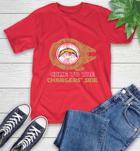 NFL Come To The Los Angeles Chargers Star Wars Football Sports T-Shirt 11