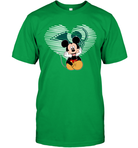 NFL Los Angeles Rams The Heart Mickey Mouse Disney Football T Shirt xXz4jzABmrU classic t shirt 2 95 151514 front irish green