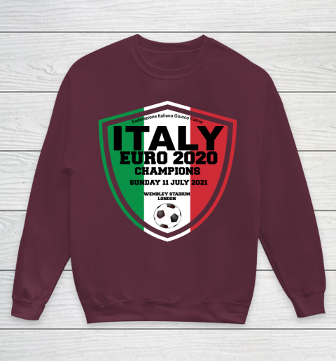 Italy Football Italian Football Forza Italia Champions Euro 2020 Youth Sweatshirt 4