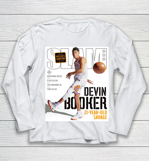 Devin Booker Slam Magazine Cover Phoenix Suns Youth Long Sleeve