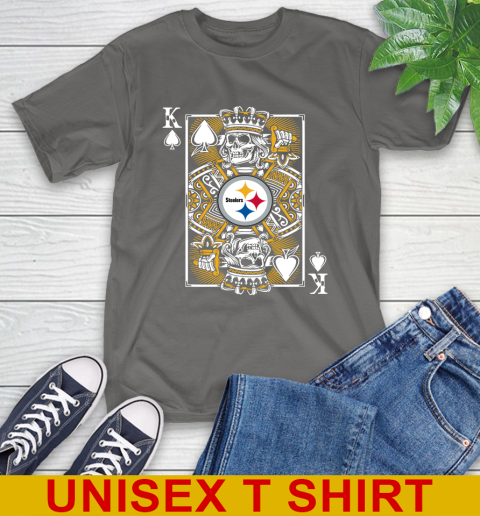 Pittsburgh Steelers NFL Football The King Of Spades Death Cards Shirt T-Shirt 10
