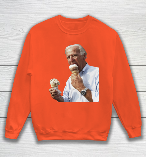 Joe Biden Eating Ice Cream Sweatshirt 3