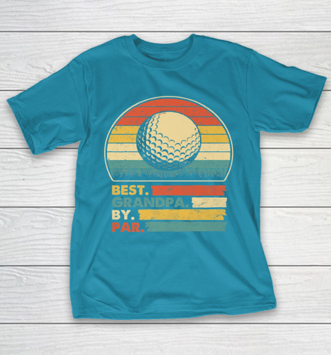 Grandpa Funny Gift Apparel  Best Grandpa By Par Vintage Retro Golf NK T-Shirt 17
