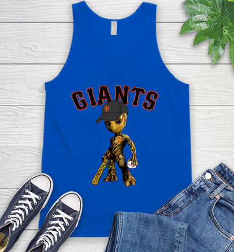 MLB San Francisco Giants Groot Guardians Of The Galaxy Baseball Tank Top 5