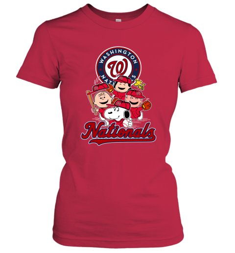 Washington Nationals Peace Love Nationals Snoopy Tee Shirt - Teeducks