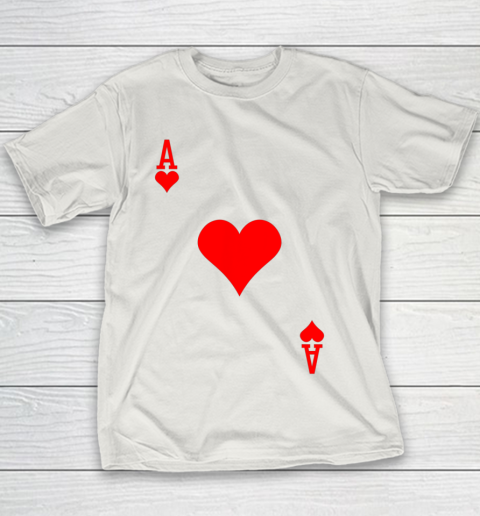 Ace Of Hearts Costume T-Shirt Halloween Deck Of Cards