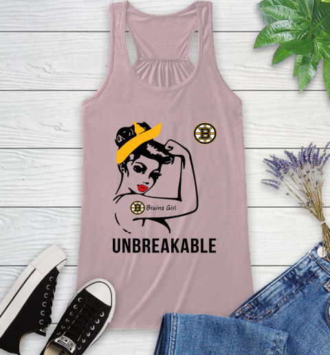 NHL Boston Bruins Girl Unbreakable Hockey Sports Racerback Tank 5