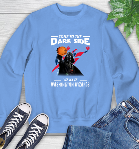 NBA Come To The Dark Side We Have Washington Wizards Star Wars Darth Vader Basketball Sweatshirt 11