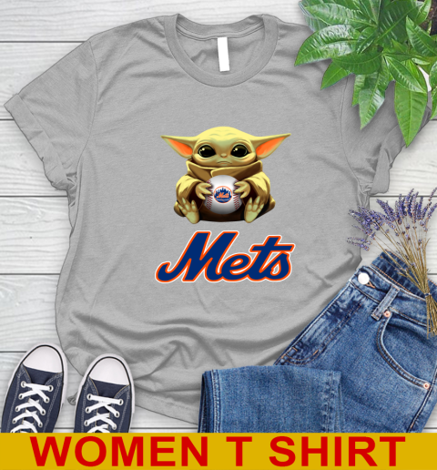 MLB Baseball New York Mets Star Wars Baby Yoda Shirt 93