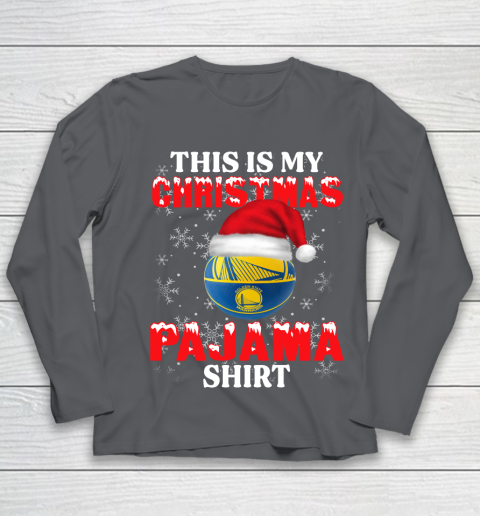 Golden State Warriors This Is My Christmas Pajama Shirt NBA Youth Long Sleeve 6