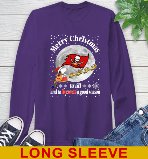 Tampa Bay Buccaneers Merry Christmas To All And To Buccaneers A Good Season NFL Football Sports Long Sleeve T-Shirt 5