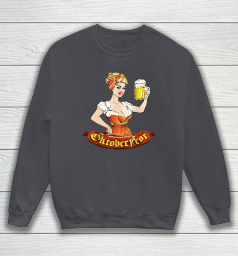 Barmaid Oktoberfest Dirndl Bratwurst German Woman Costume T Shirt Sweatshirt 3