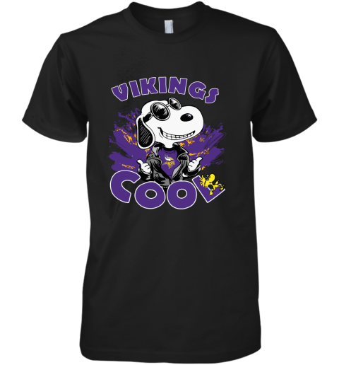 Minnesota Vikings Snoopy Joe Cool We're Awesome Premium Men's T-Shirt