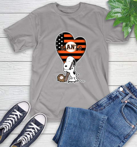 San Francisco Giants MLB Baseball The Peanuts Movie Adorable Snoopy T-Shirt 6