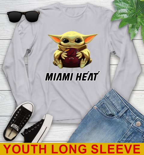 NBA Basketball Miami Heat Star Wars Baby Yoda Shirt 127