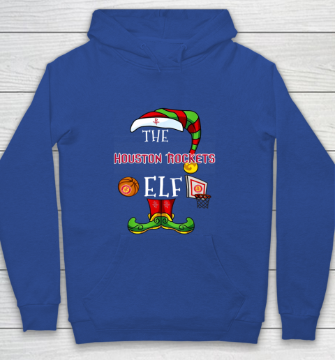 Houston Rockets Christmas ELF Funny NBA Youth Hoodie 6