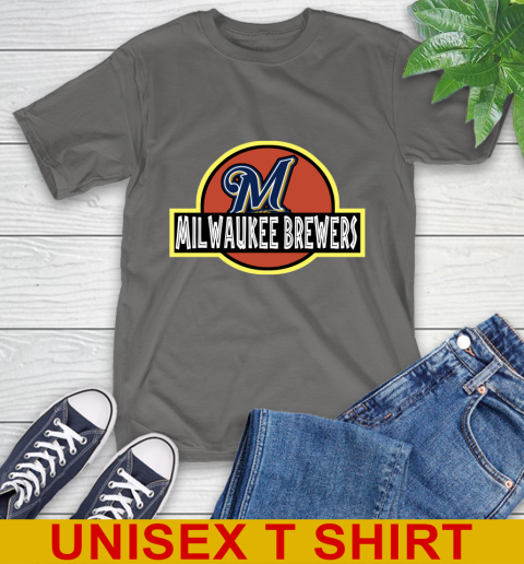 MLB Milwaukee Brewers Jurassic Park Dinosaur Movie Baseball Sports 8