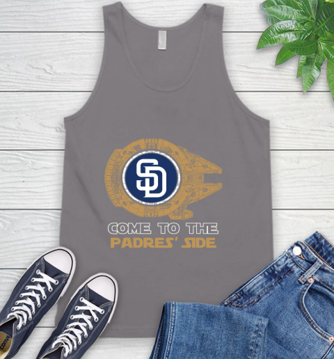 MLB Come To The San Diego Padres Side Star Wars Baseball Sports Tank Top 6