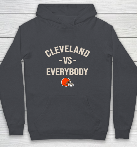 Cleveland Browns Vs Everybody Youth Hoodie 5