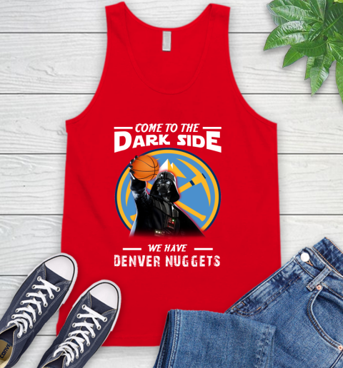 NBA Come To The Dark Side We Have Denver Nuggets Star Wars Darth Vader Basketball Tank Top 5