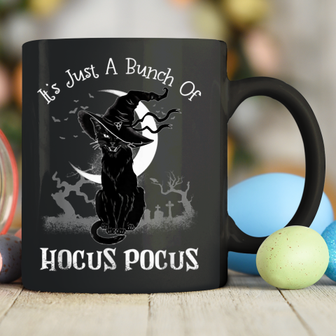 It's Just A Bunch Of Hocus Pocus Cat Claws Costume Halloween Ceramic Mug 11oz