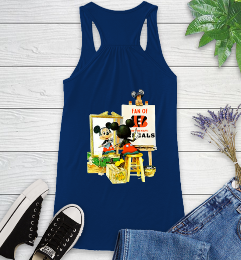 NFL Football Cincinnati Bengals Mickey Drawing Shirt 42