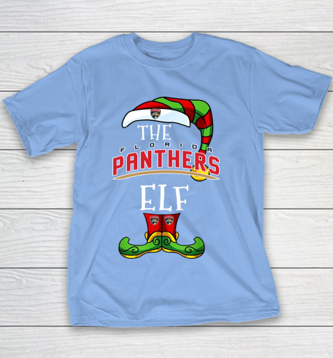 Florida Panthers Christmas ELF Funny NHL Youth T-Shirt 8