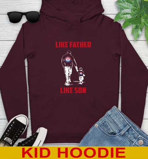 Texas Rangers MLB Baseball Like Father Like Son Sports Youth Hoodie 8 Texas Rangers MLB Baseball Like Father Like Son Sports Youth Hoodie - Image 8