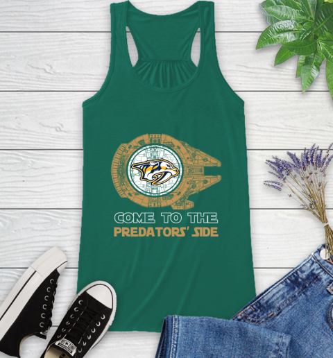 NHL Come To The Nashville Predators Wars Hockey Sports Racerback Tank 6