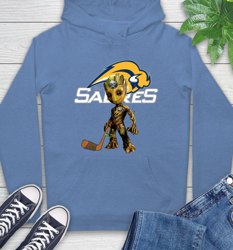 Buffalo Sabres NHL Hockey Groot Marvel Guardians Of The Galaxy Hoodie 11