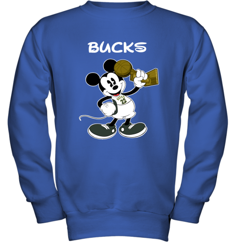 Mickey Milwaukee Bucks Youth Sweatshirt