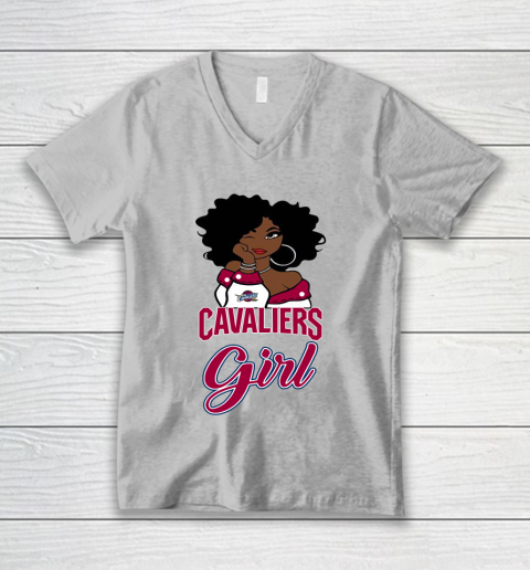 Cleveland Cavaliers Girl NBA V-Neck T-Shirt 4