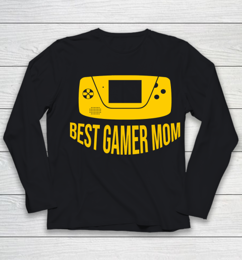 Mother's Day Funny Gift Ideas Apparel  Best gamer mom T Shirt Youth Long Sleeve
