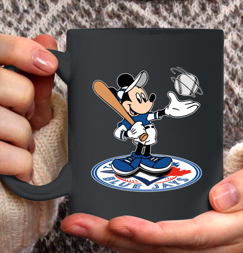 MLB Baseball Toronto Blue Jays Cheerful Mickey Disney Shirt Ceramic Mug 15oz