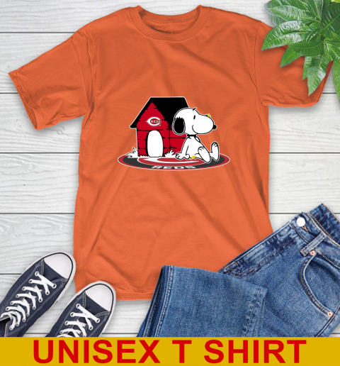 MLB Baseball Cincinnati Reds Snoopy The Peanuts Movie Shirt T-Shirt 5
