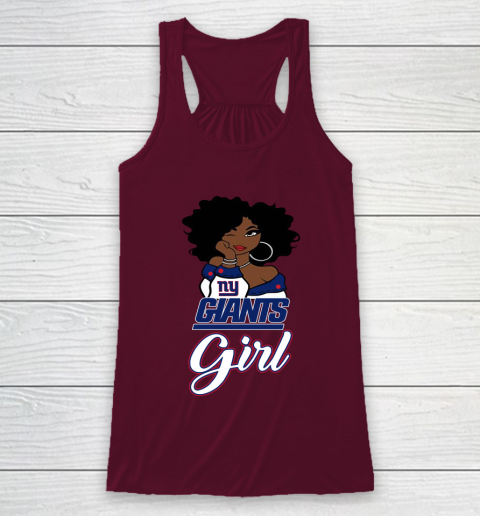 New York Giants Girl NFL Racerback Tank 3