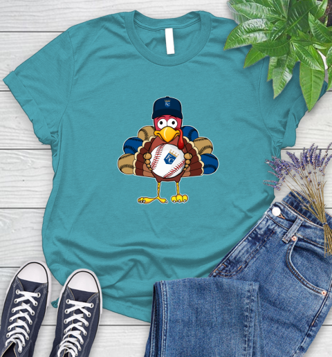 Kansas City Royals Turkey thanksgiving Women's T-Shirt 12