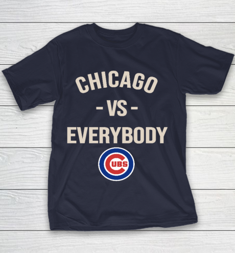 Chicago Cubs Vs Everybody Youth T-Shirt 2