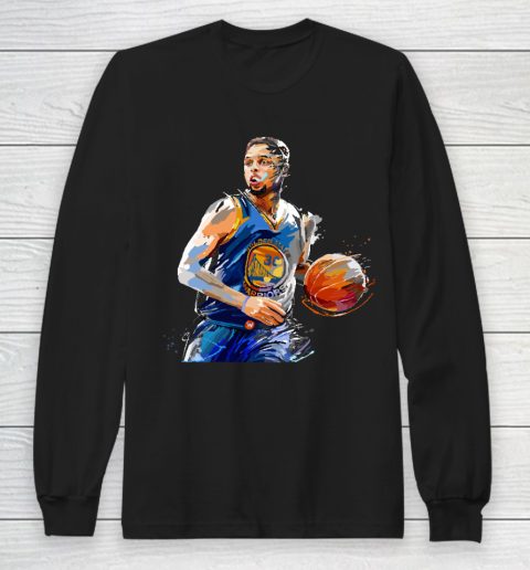 Steph Curry Basketball Long Sleeve T-Shirt