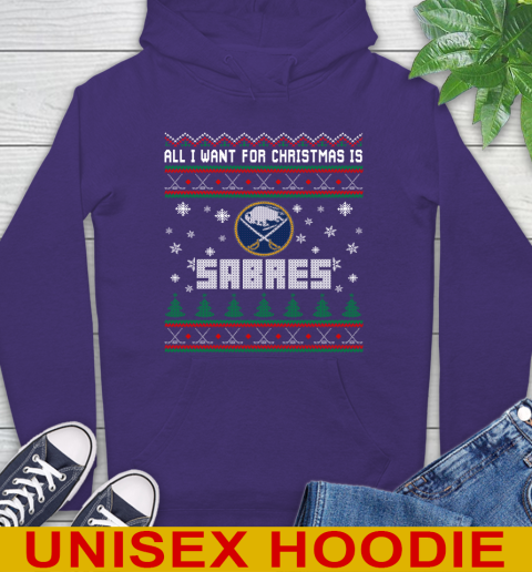 Buffalo Sabres NHL Hockey All I Want For Christmas Is My Team Sports 17
