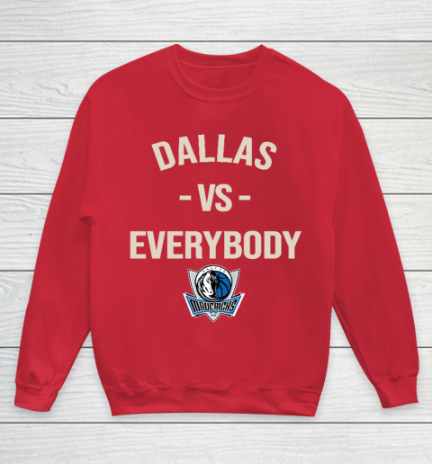 Dallas Mavericks Vs Everybody Youth Sweatshirt 7