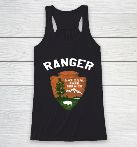 U S National Park Ranger T Shirt Camping Hiking Racerback Tank