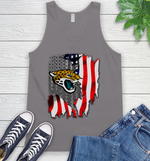 Jacksonville Jaguars NFL Football American Flag Tank Top 6