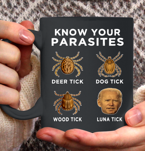 Know Your Parasites Funny Anti Joe Biden Ceramic Mug 11oz