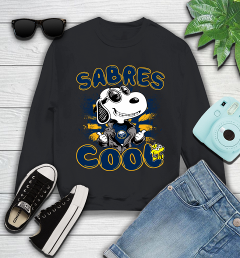 NHL Hockey Buffalo Sabres Cool Snoopy Shirt Youth Sweatshirt