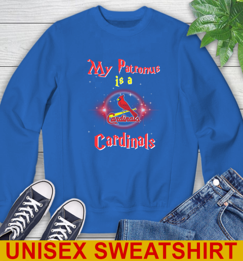 MLB Baseball Harry Potter My Patronus Is A St.Louis Cardinals Sweatshirt 11